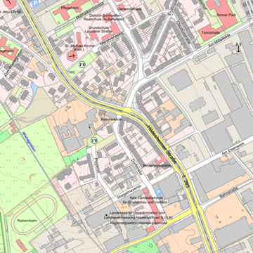 Amtliche Karte 1 : 5 000 (AK5) farbig