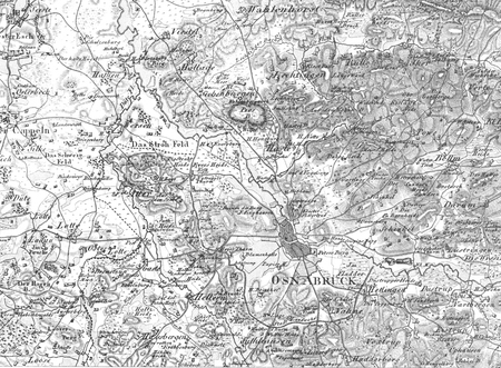 Ausschnitt aus Karte von Nordwestdeutschland, Blatt 9