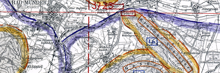 Landschaftsnamenkarte Niedersachsen 1 : 100 000 (CLN)