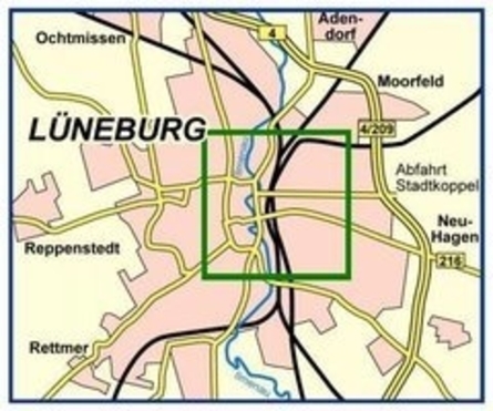 Übersichtskarte Lüneburg