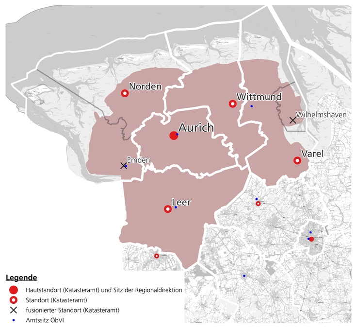 Ämterstruktur in Aurich