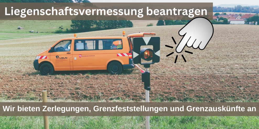 Liegenschaftsvermessung beantragen