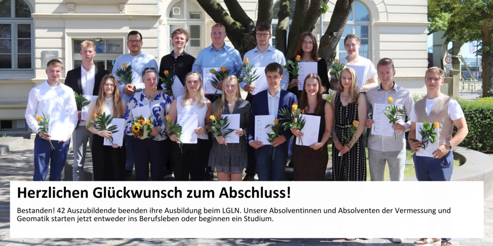 Absolventen der Vermessung und Geomatik