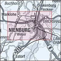 Beliebige Ausschnitte aus den amtlichen Topographischen Karten